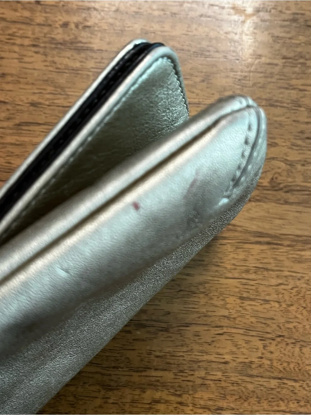 Vintage Coach Madeline 13680 Metallic Gold Fold Over Clutch